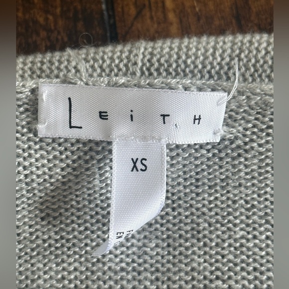 Leith | “Easy Circle” Wool Blend, Lightweight Longer Cardigan - Picture 7 of 10